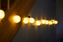 Lyskæde m/snebolde 20 LED 4,75 meter
